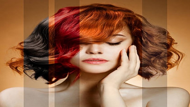 رنگ رژلب را دو یا سه درجه روشن‌تر از رنگ موهاتان انتخاب کنید 