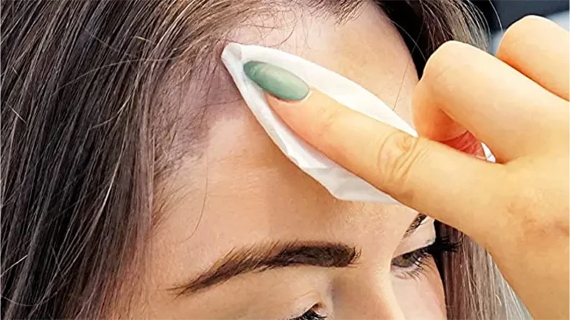 پاک کردن رنگ از پوست