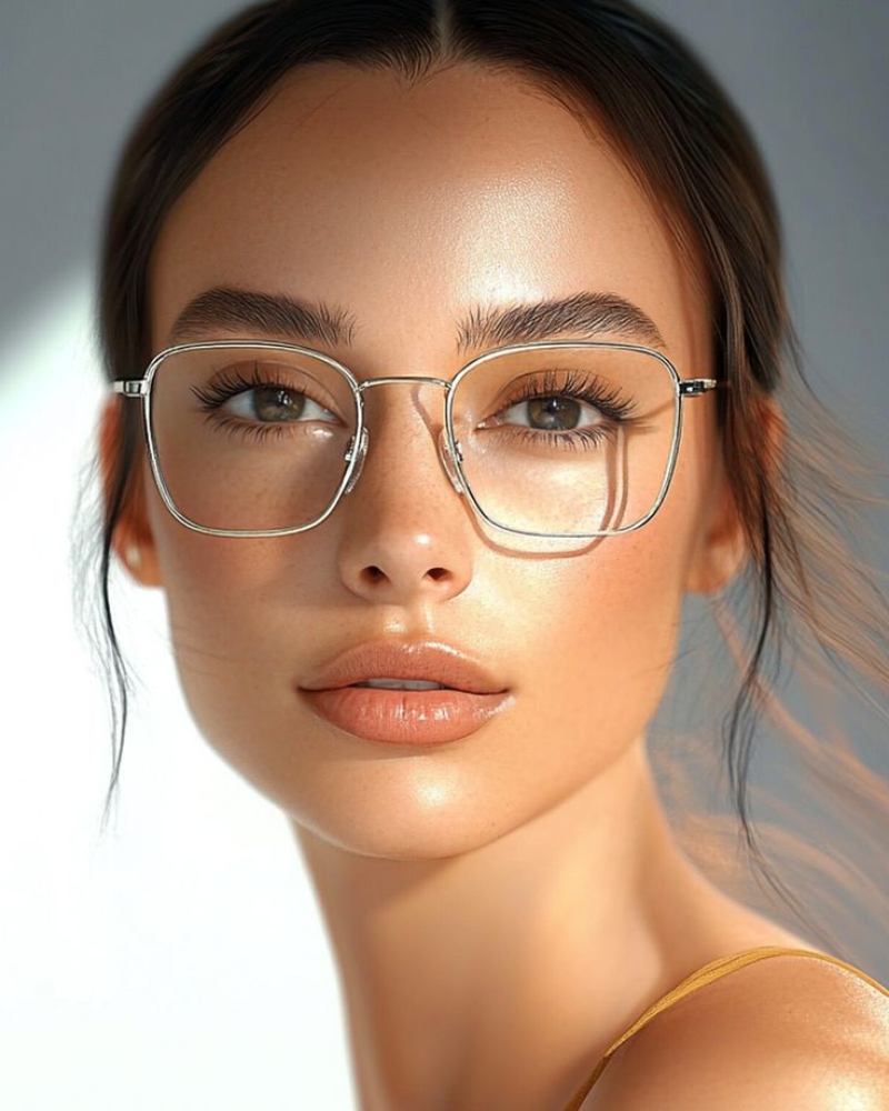 ۶ نکته مهم در آرایش مخصوص عینکی‌ها